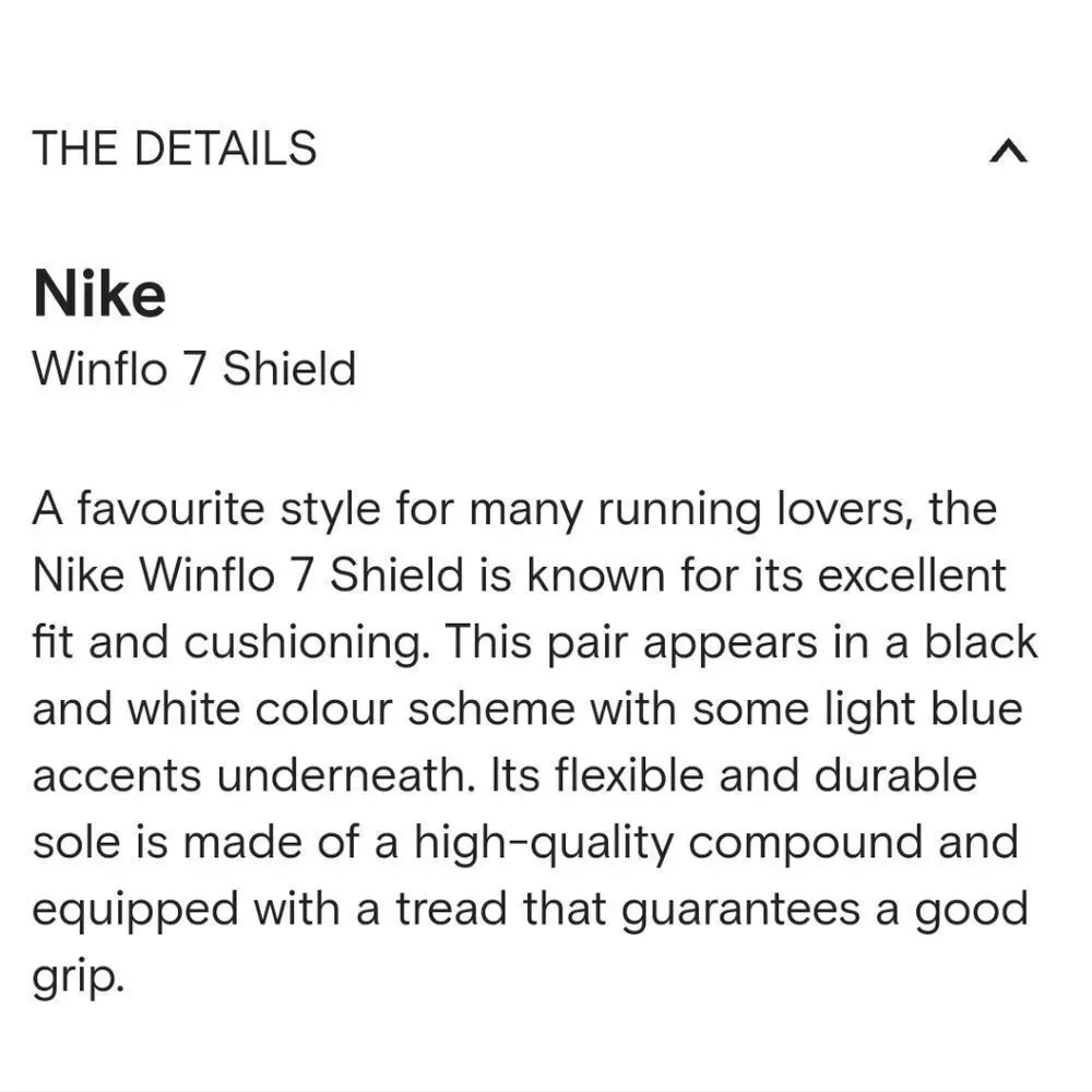 Nike Winflo 7‎ Shield Shoe